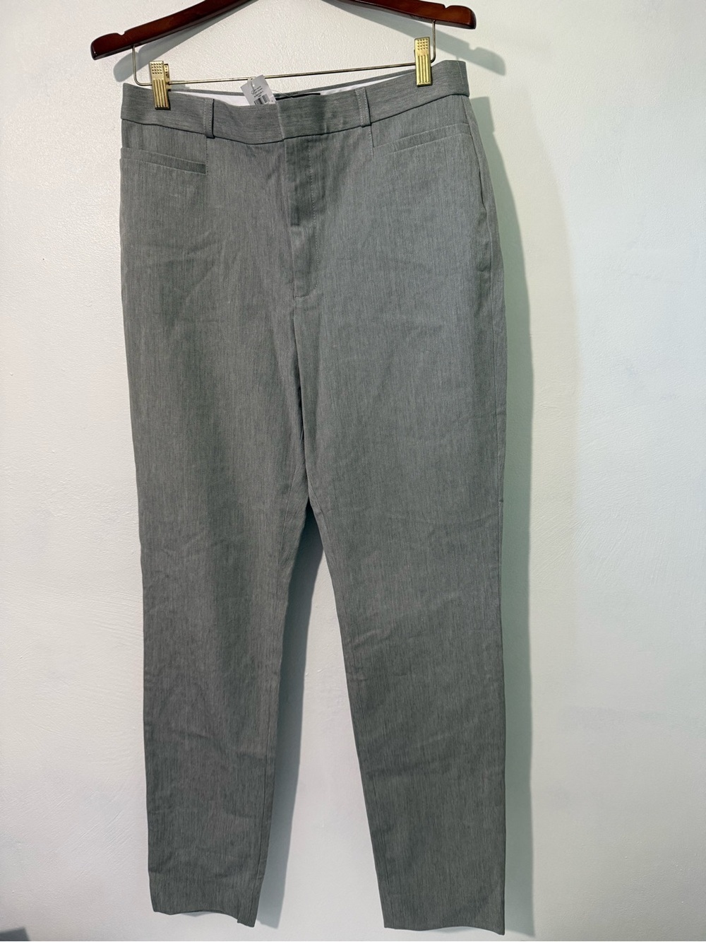 Banana Republic High Rise Sloan Gray Dress Pants 12 Tall new with tag